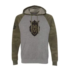 Lion Raglan Hooded Sweatshirt