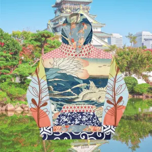 Little Canary Japanese Floral Unisex Hoody