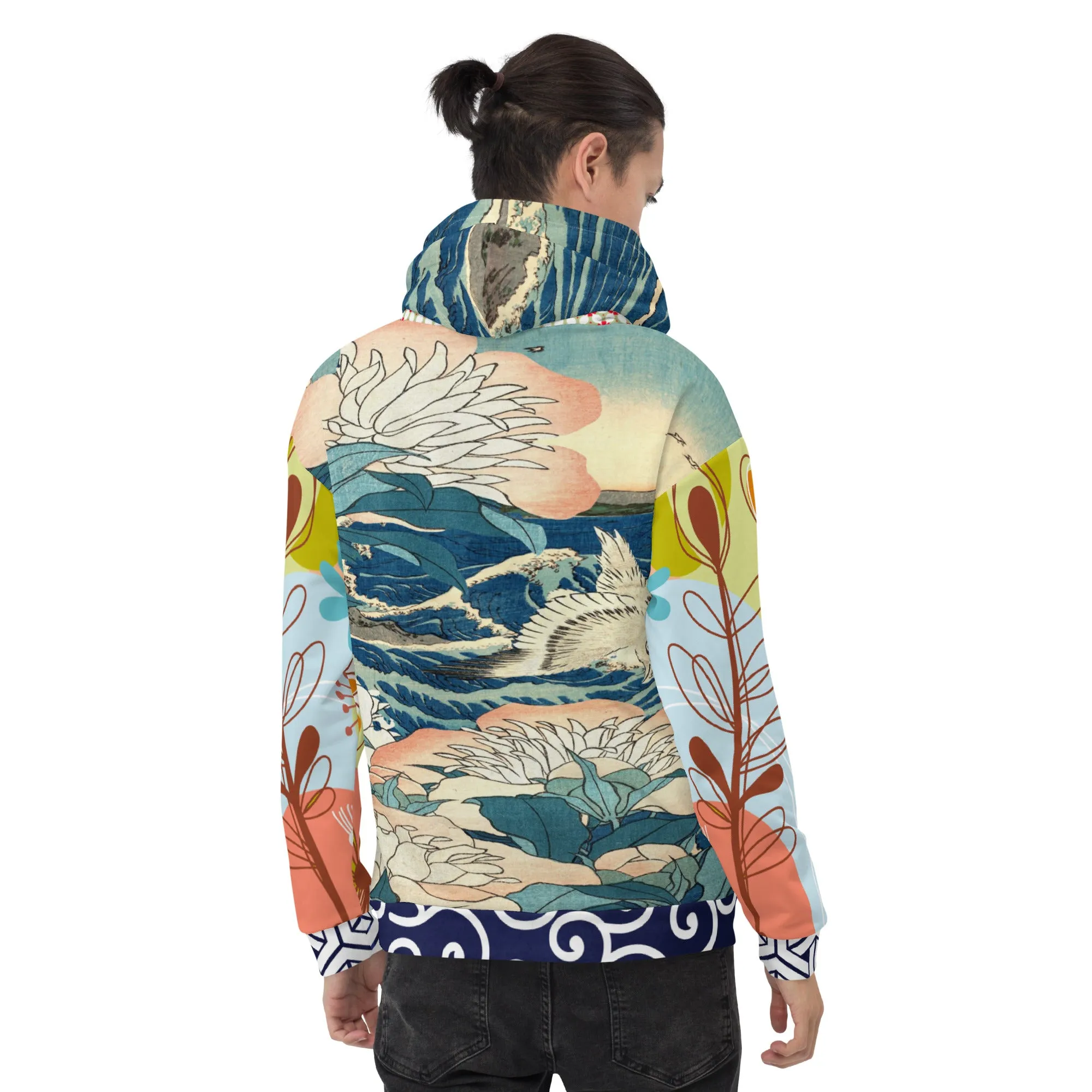 Little Canary Japanese Floral Unisex Hoody