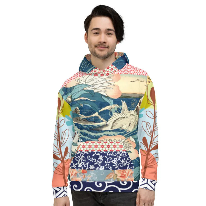 Little Canary Japanese Floral Unisex Hoody