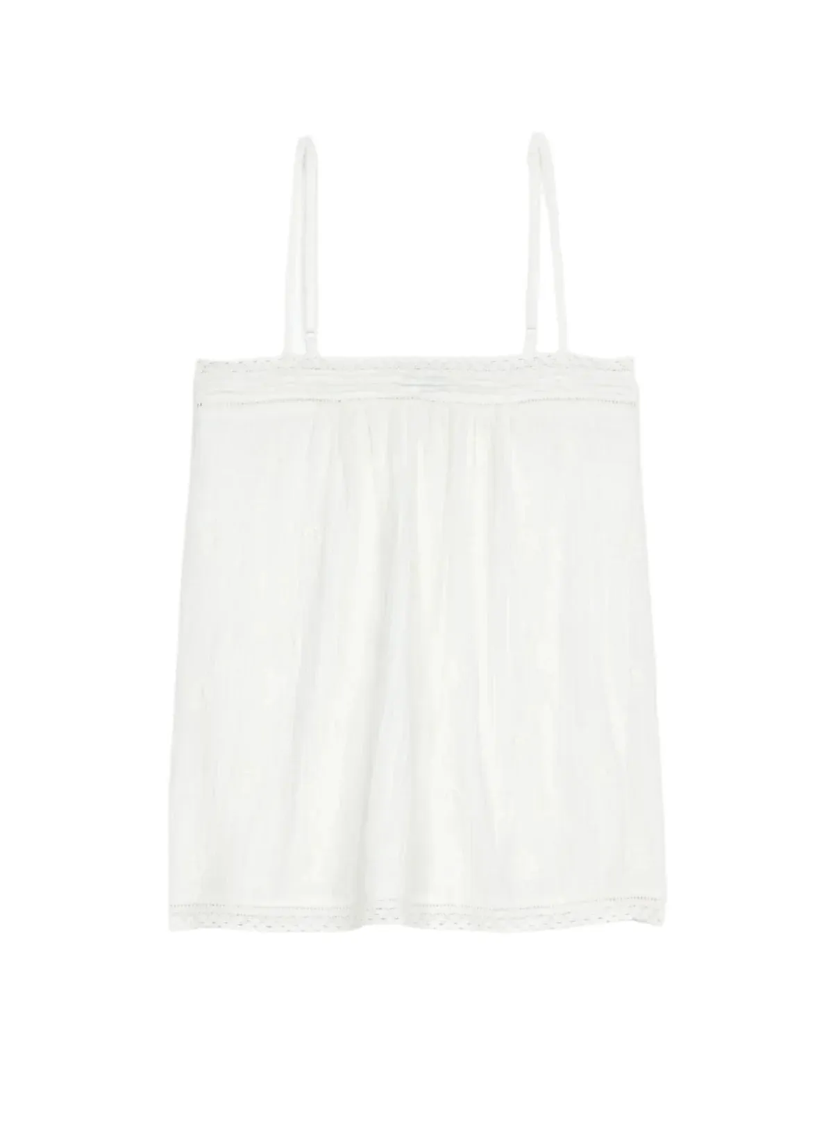 Livie Emb Top - White