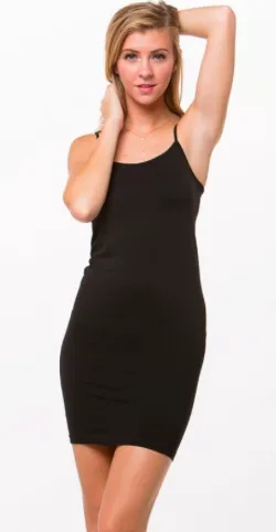 Long Seamless Camisoles (Black & White)