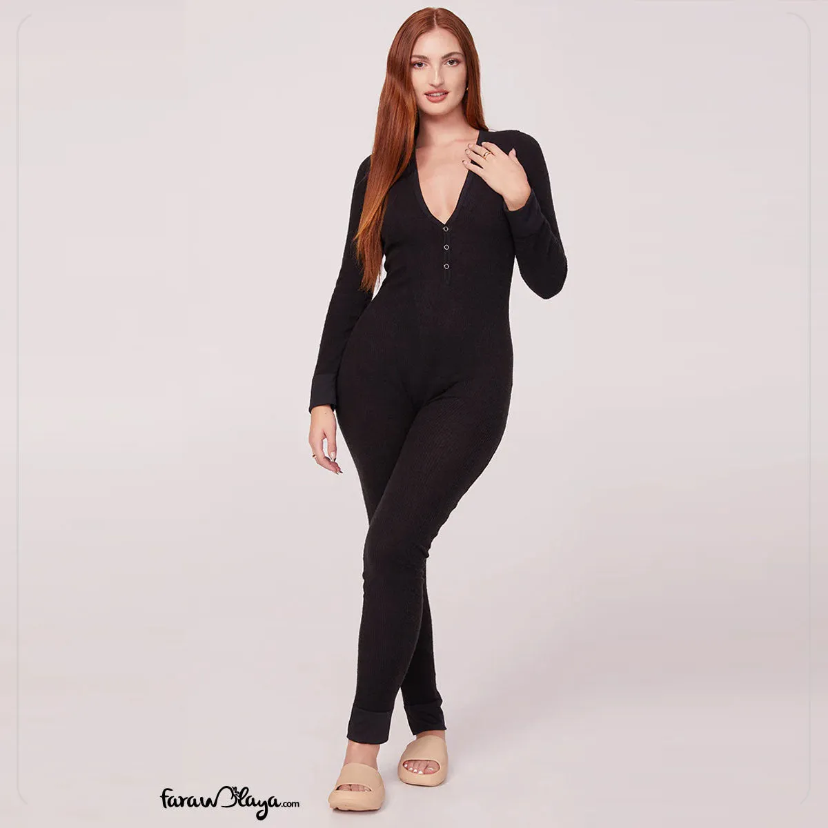 LOVE ME LONG JOHNS JUMPSUIT With Farawlaya