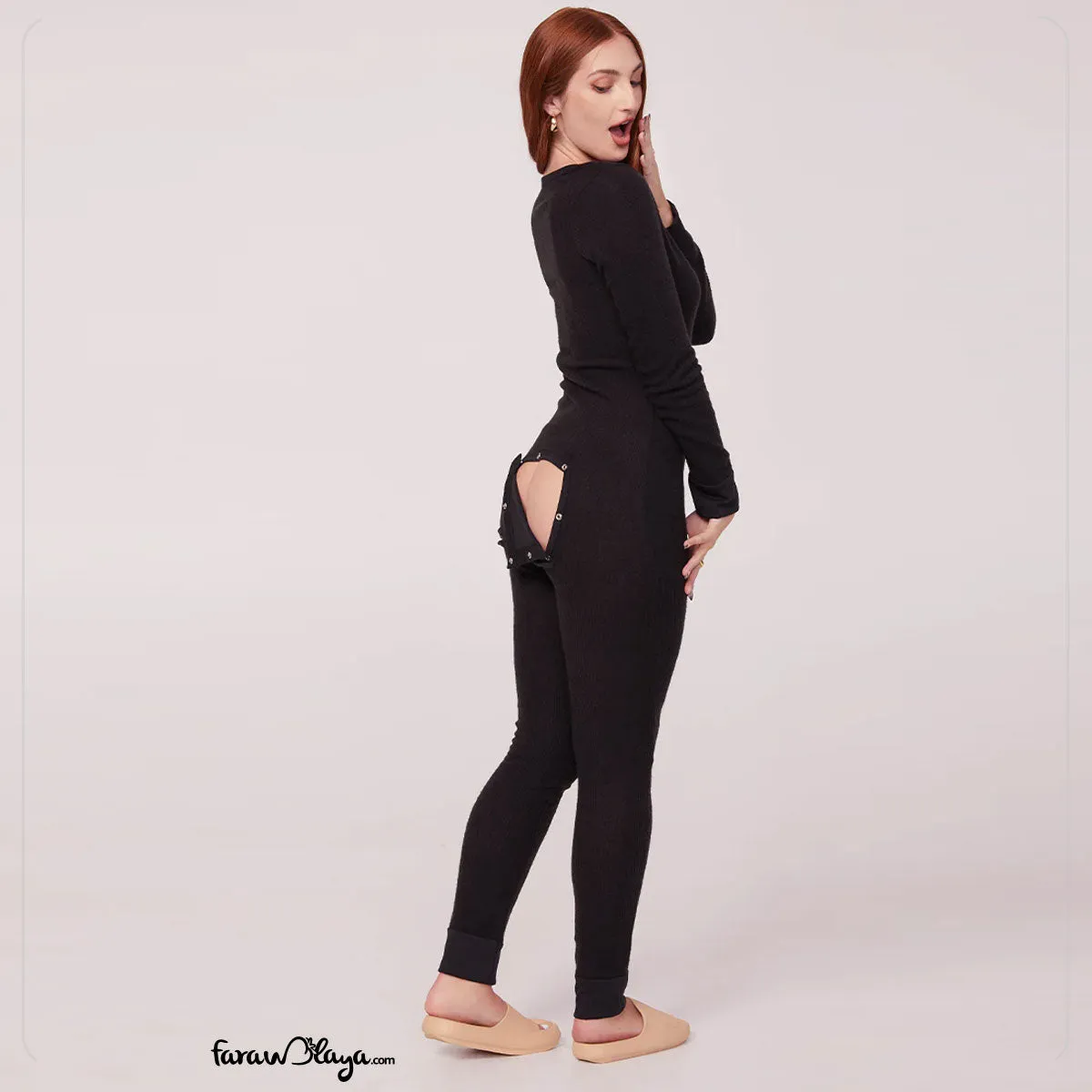 LOVE ME LONG JOHNS JUMPSUIT With Farawlaya