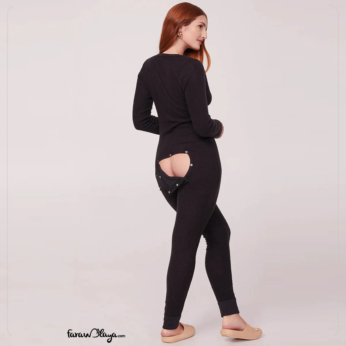 LOVE ME LONG JOHNS JUMPSUIT With Farawlaya