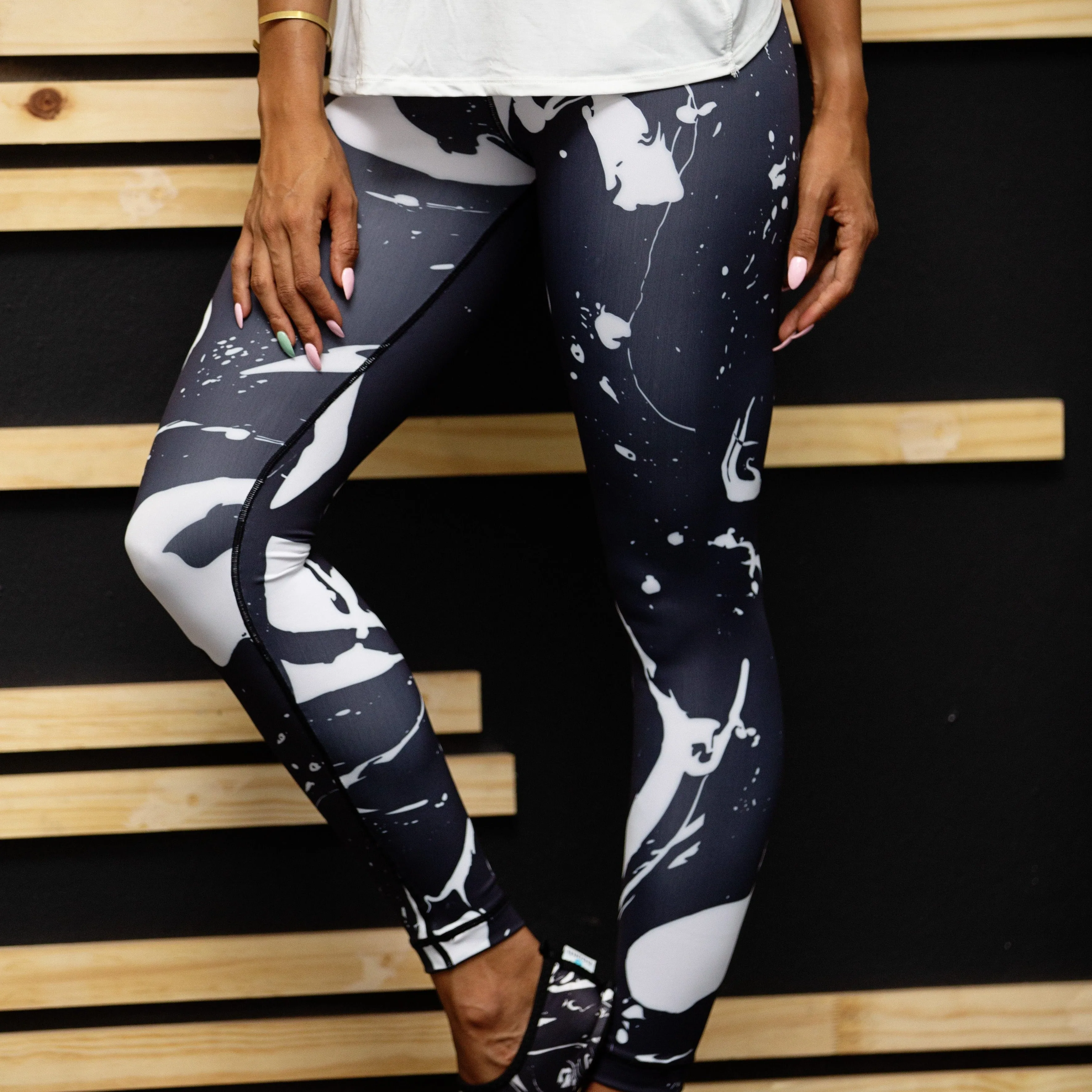 Marbled Tights