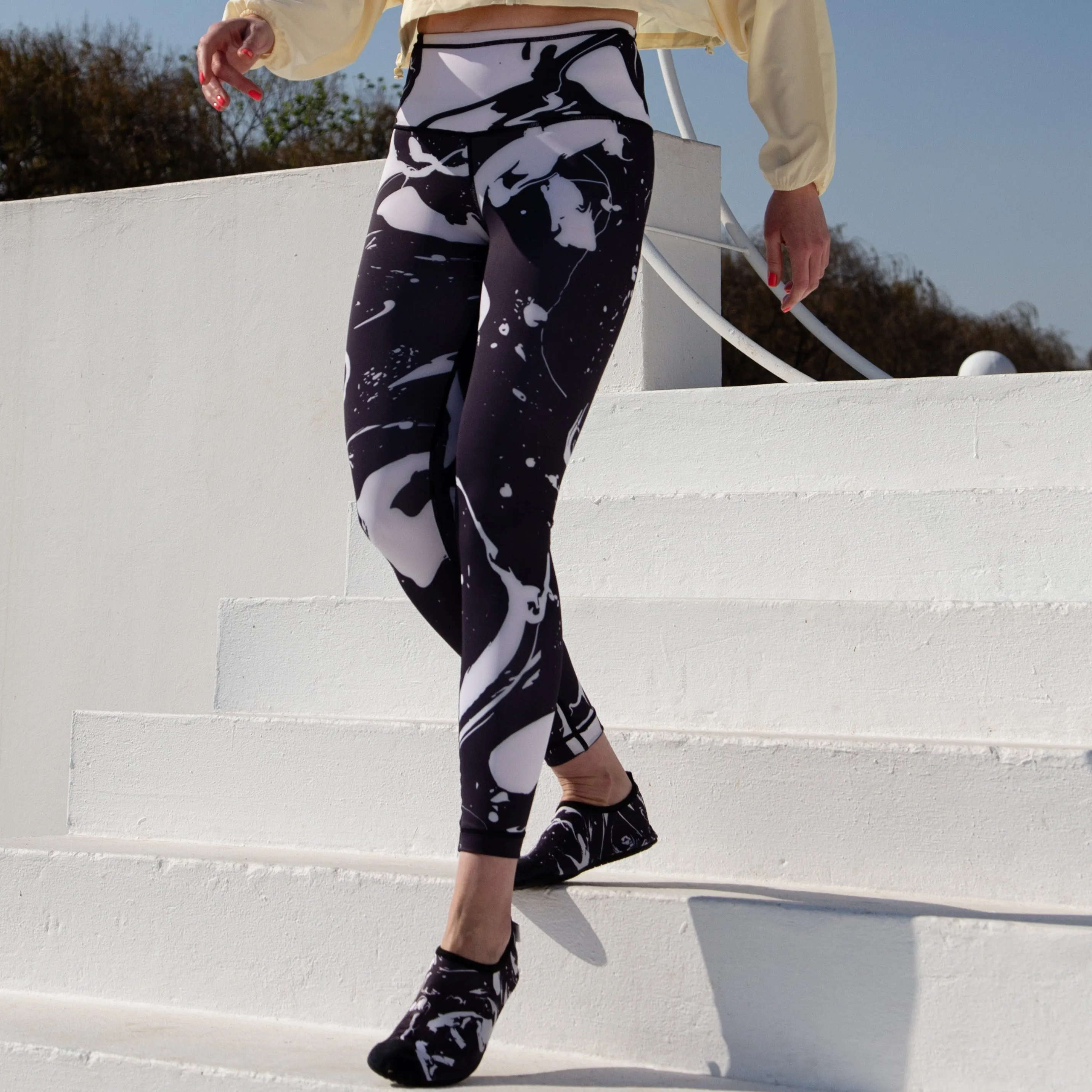 Marbled Tights