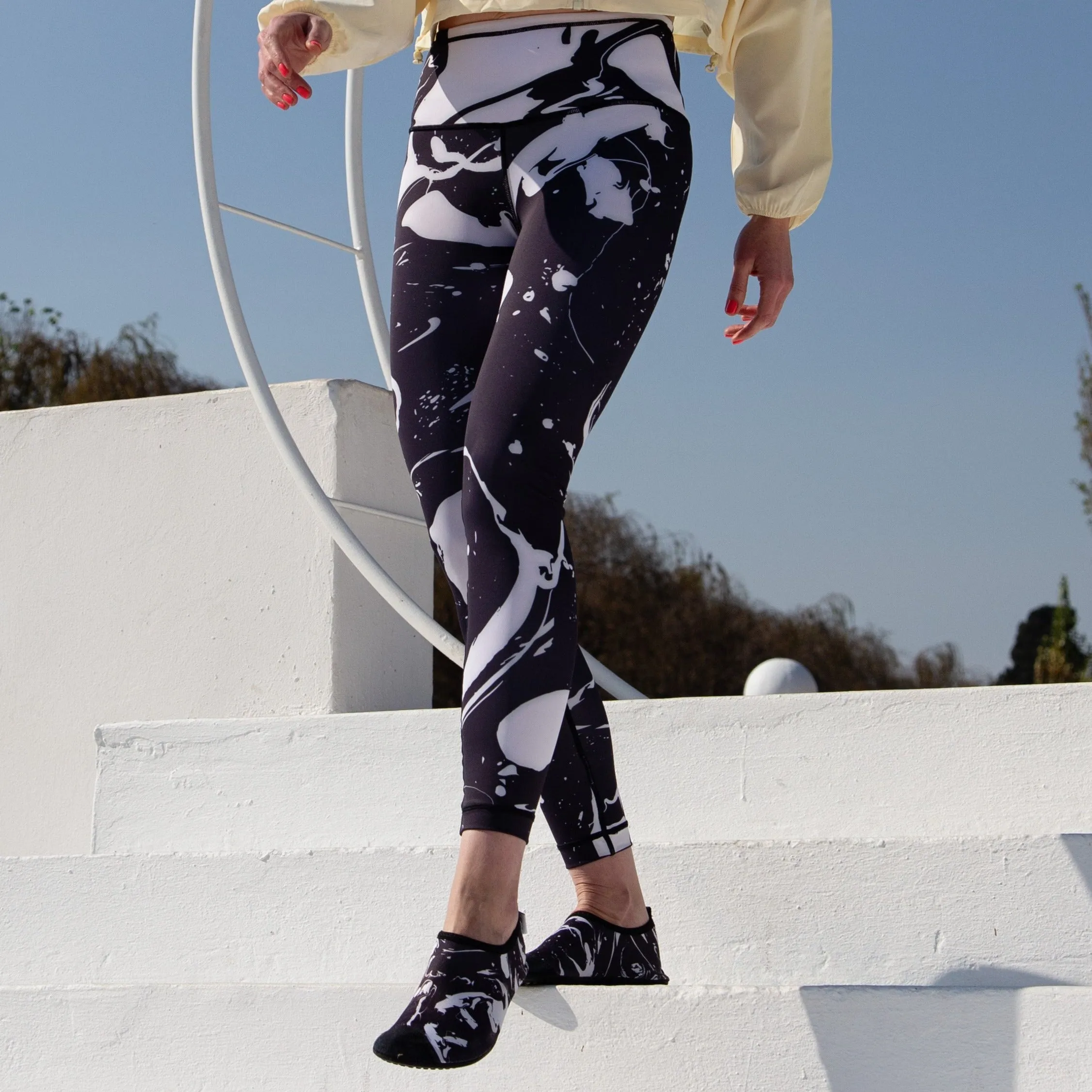 Marbled Tights