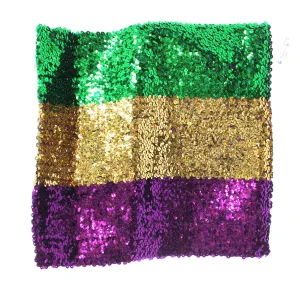 Mardi Gras Sequin Tube Top