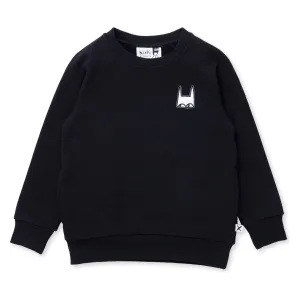Mask Badge Crew - Black