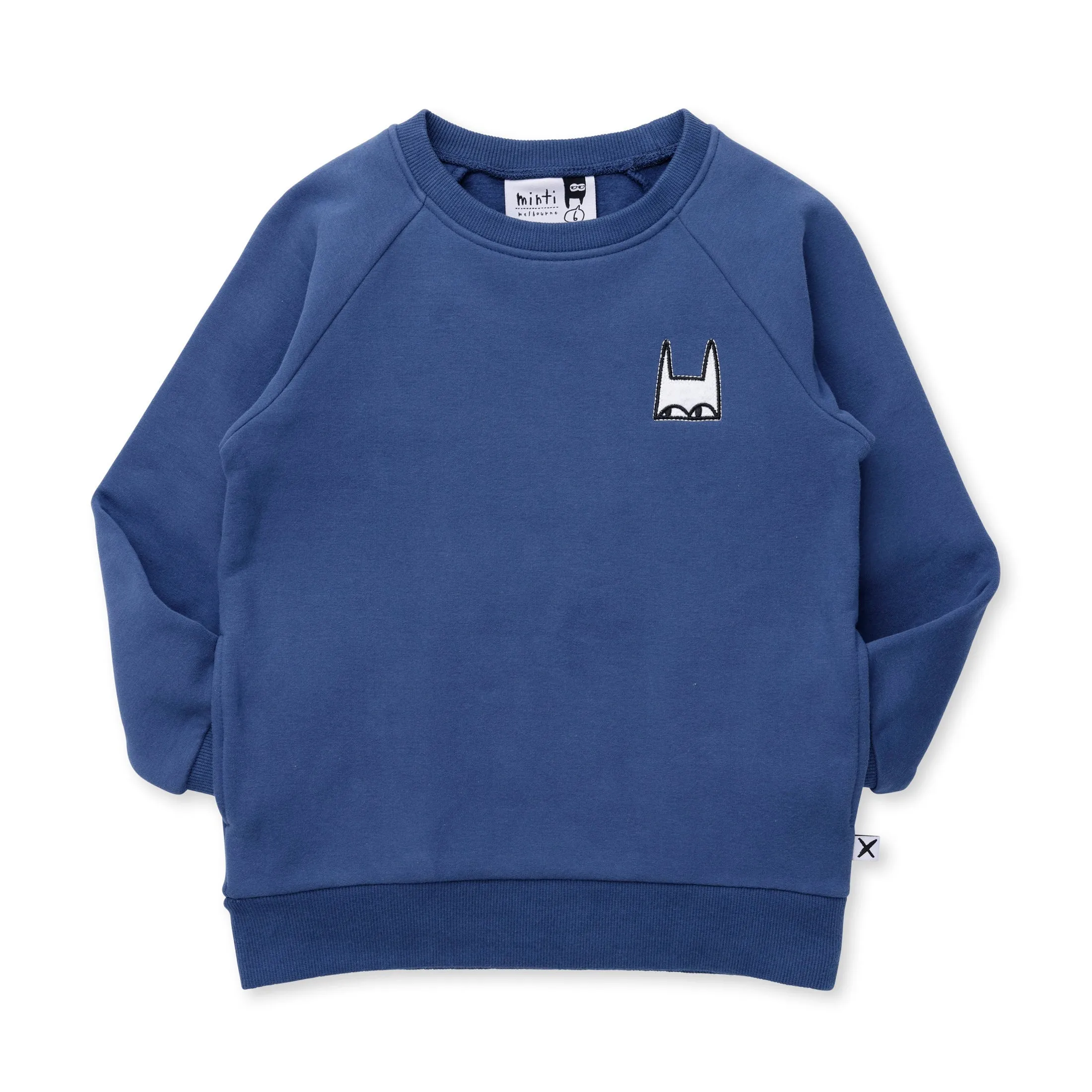 Mask Badge Crew - Navy