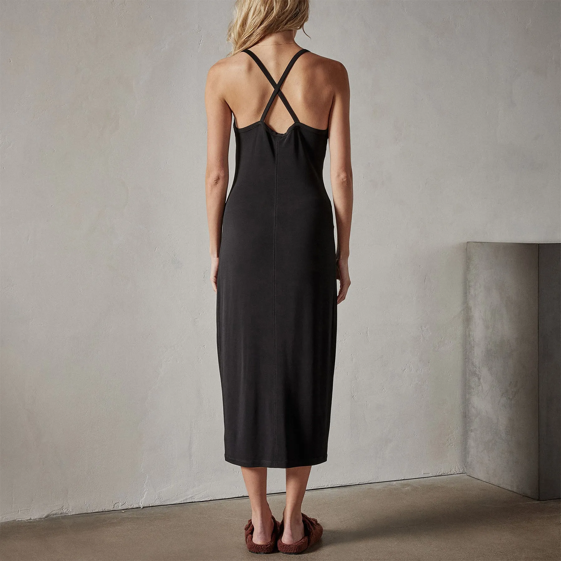 Matte Jersey Dress - Black