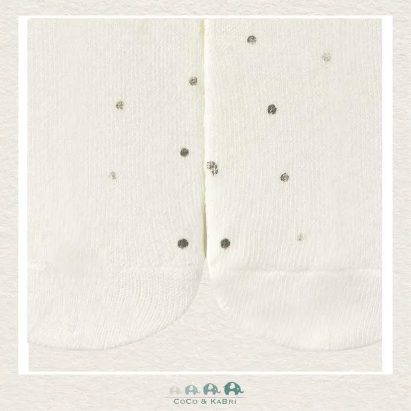 Mayoral Girls Baby Tights - Neutral Gold Dots