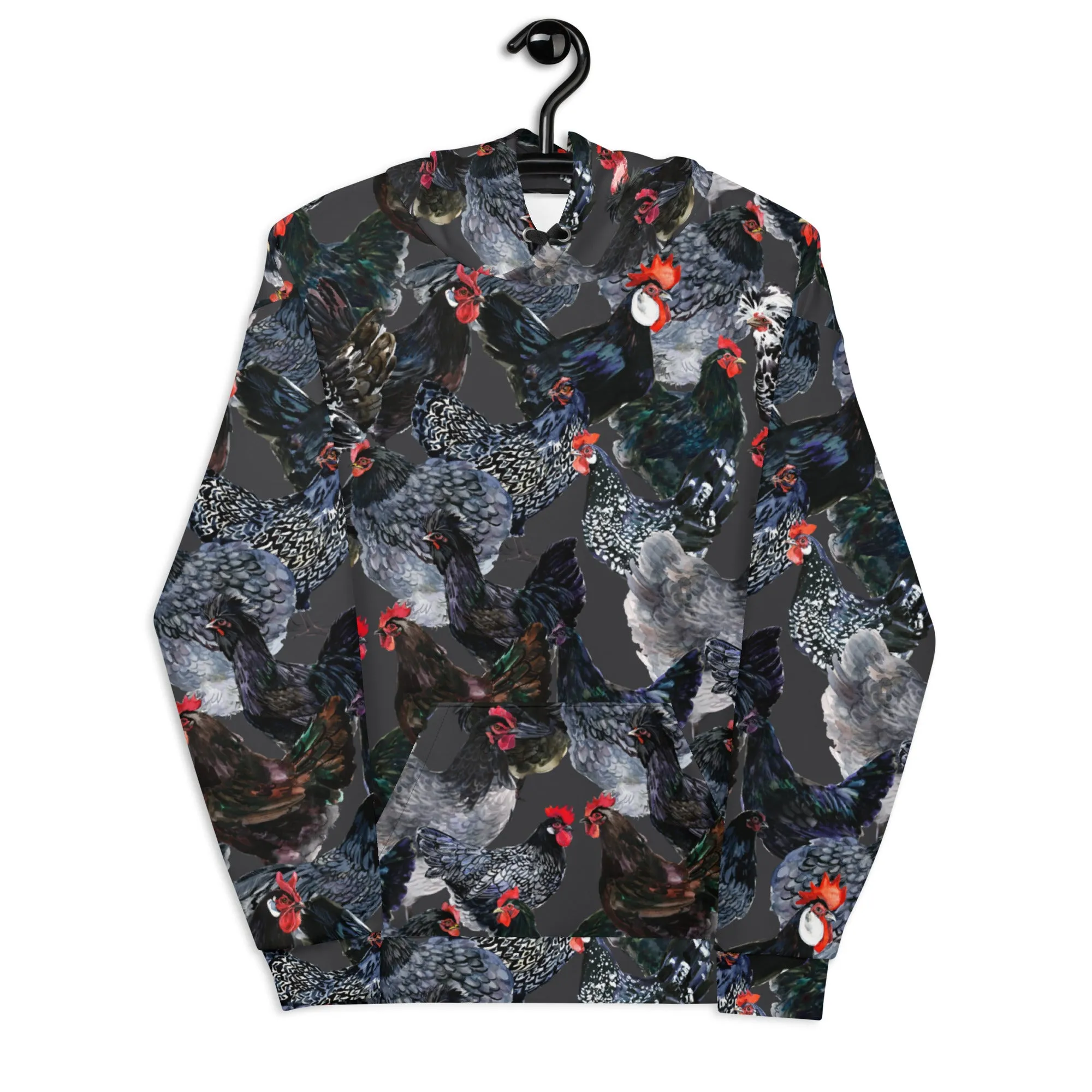 Midnight Chickens Unisex Hoodie