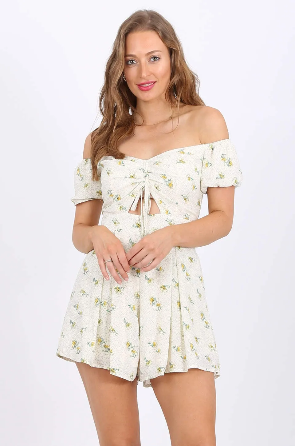 MISS PINKI Vivian Chiffon playsuit
