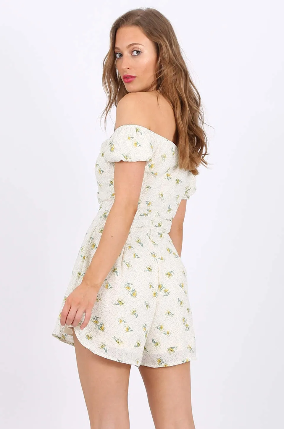 MISS PINKI Vivian Chiffon playsuit