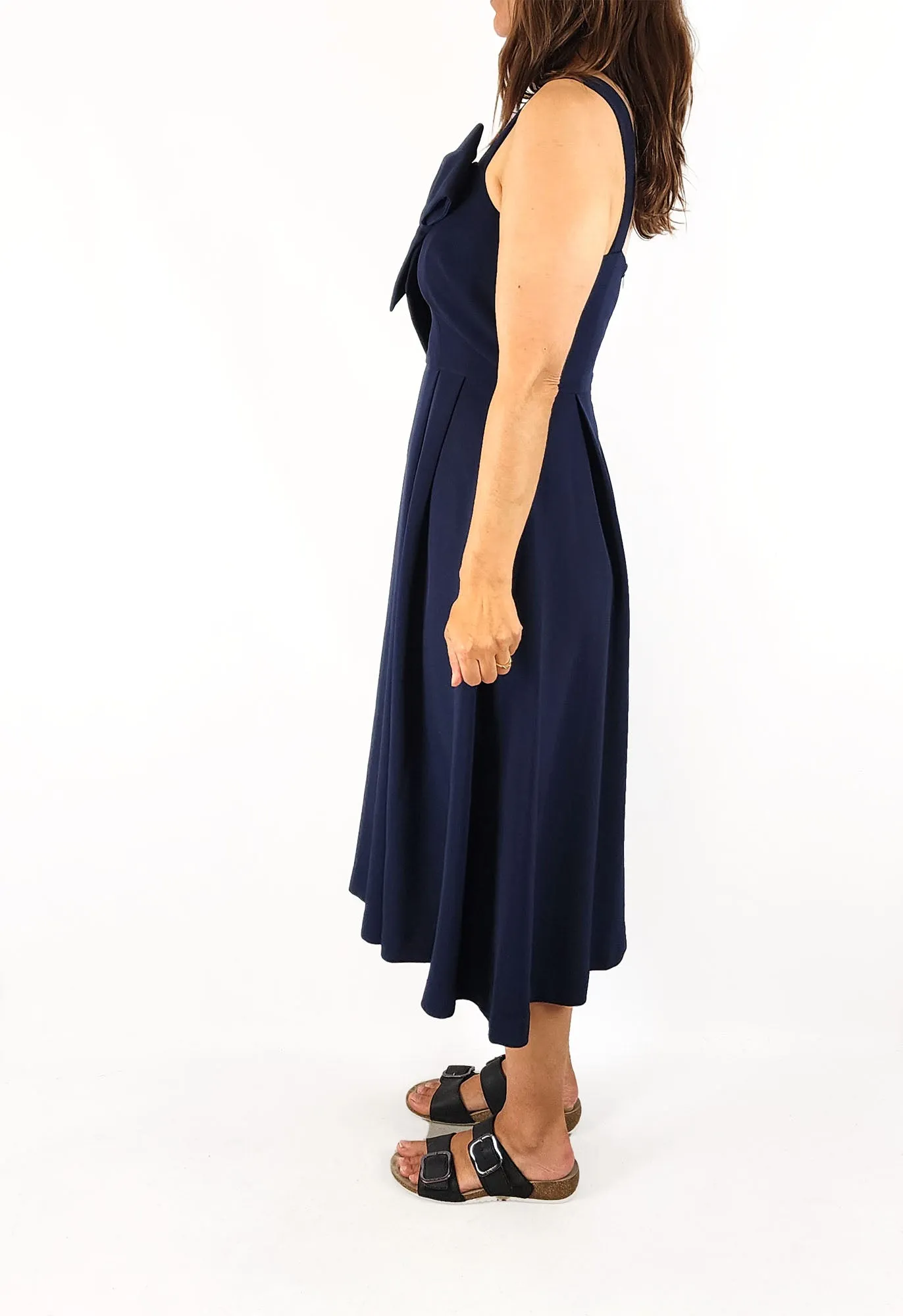 Monsoon navy dress size 8