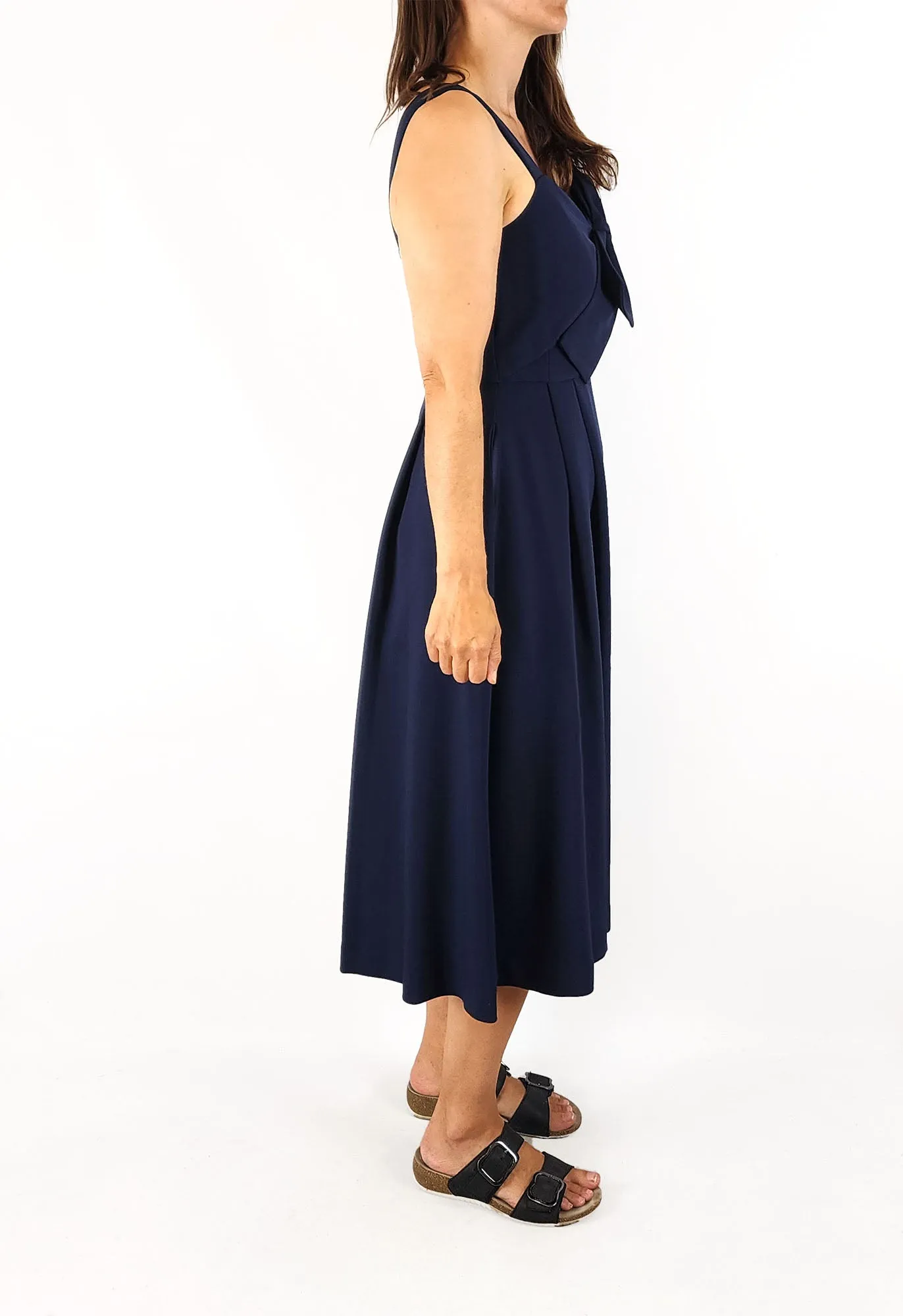 Monsoon navy dress size 8