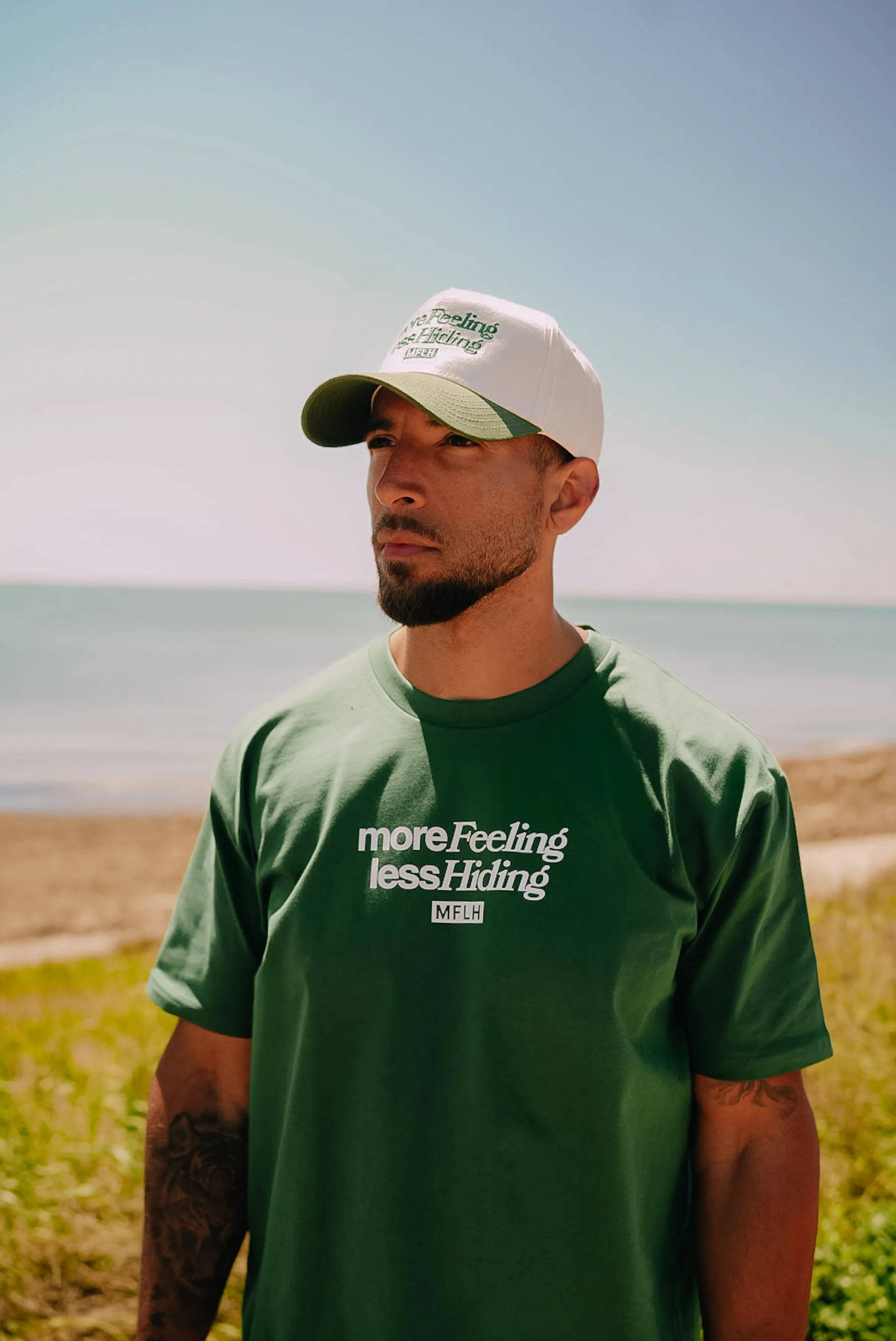 More Feeling Less Hiding Tee