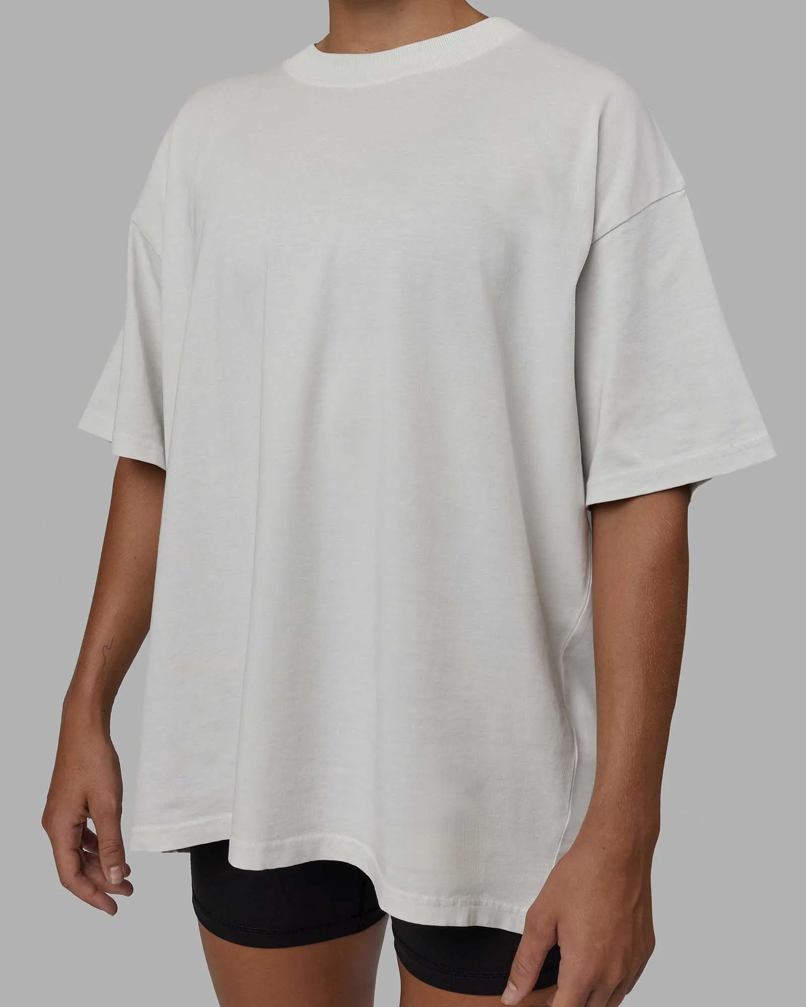 Move Fast Washed Heavyweight Tee Oversize - Lunar Rock-Windsurfer