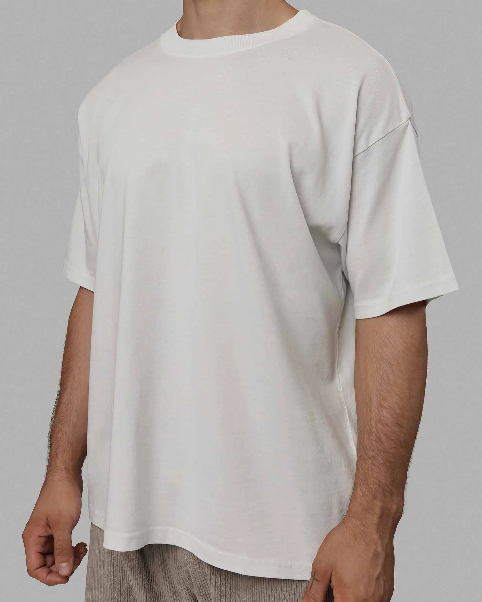 Move Fast Washed Heavyweight Tee Oversize - Lunar Rock-Windsurfer
