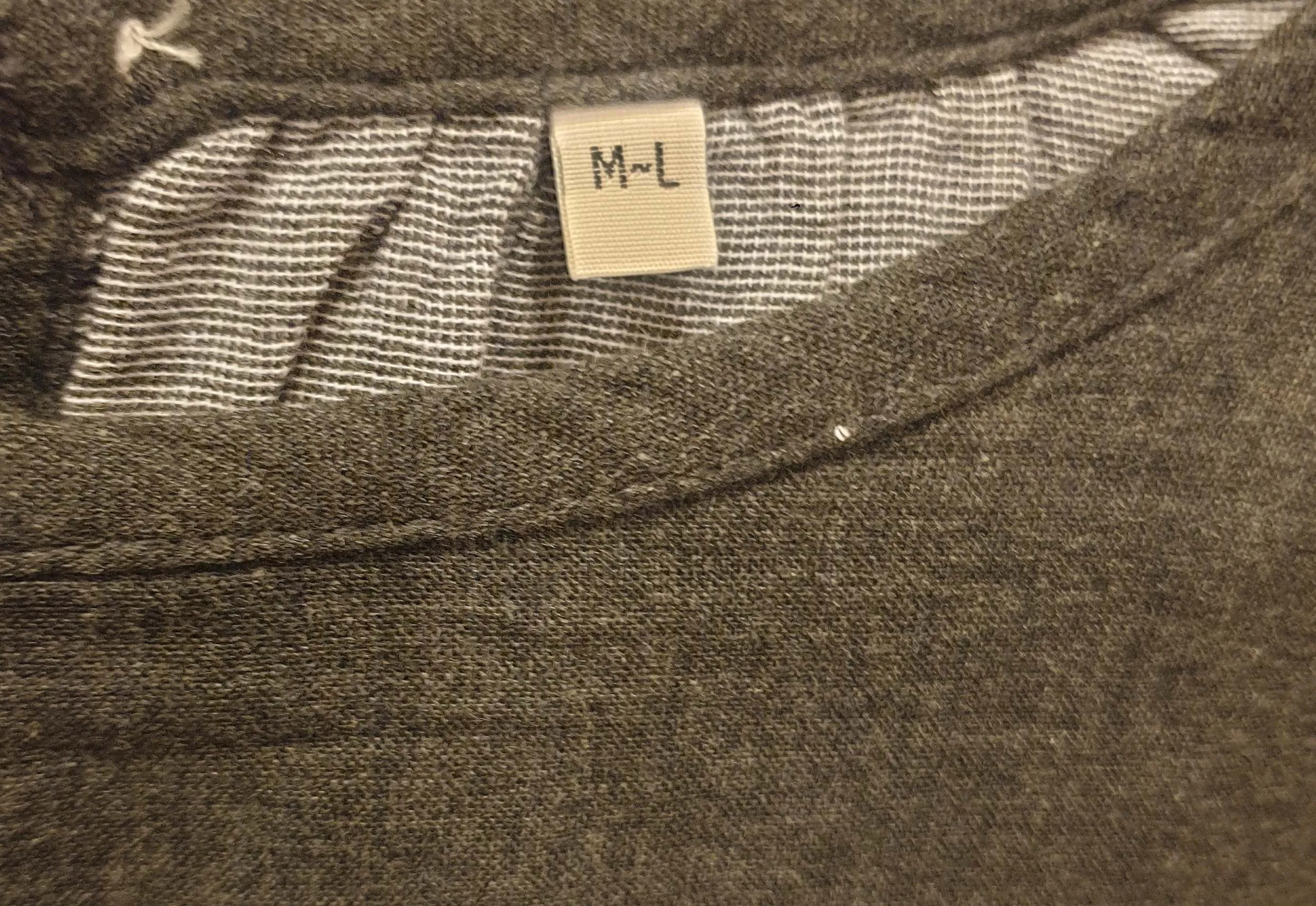 Muji grey tunic dress size ML