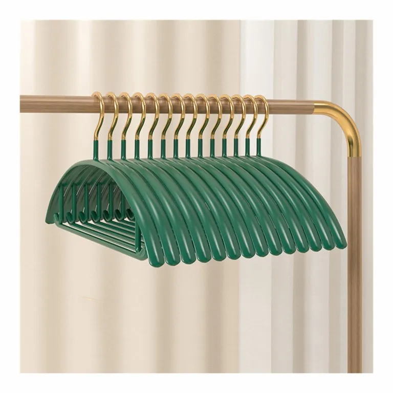 No Shoulder Bump Non-slip Traceless Clothes Hanger, Pack of 5