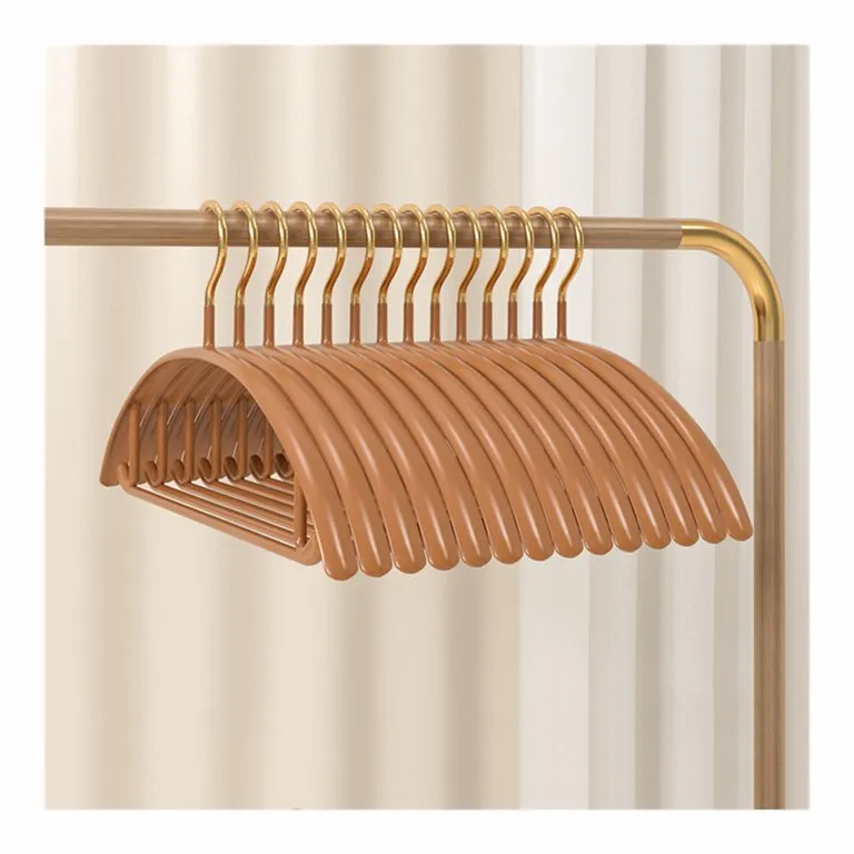 No Shoulder Bump Non-slip Traceless Clothes Hanger, Pack of 5