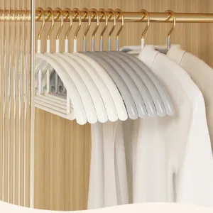 No Shoulder Bump Non-slip Traceless Clothes Hanger, Pack of 5