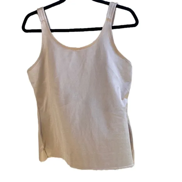 NWT TC Fine Intimates Even More®️ Full Figure Support Camisole Nude Plus-Size 46