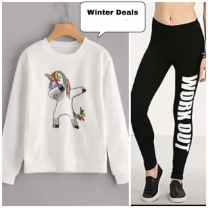 Pack of Sweatshirt and Skin Fit trouser