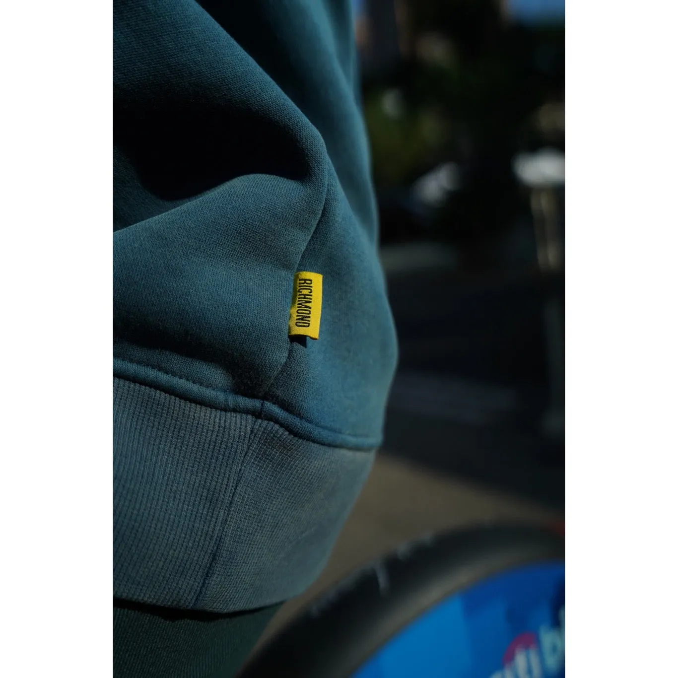 Paneled Hoodie - Blue Haze