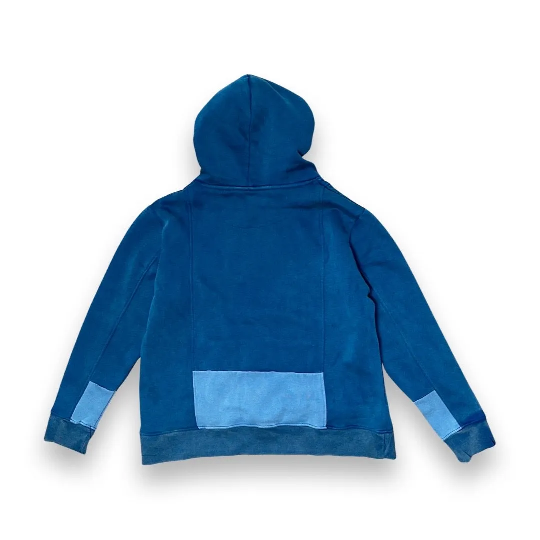 Paneled Hoodie - Blue Haze