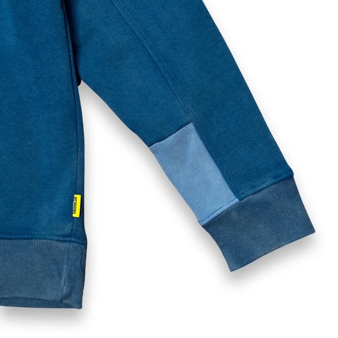 Paneled Hoodie - Blue Haze