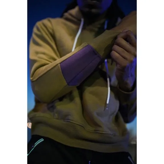 Paneled Hoodie - Peanut Butter & Jelly