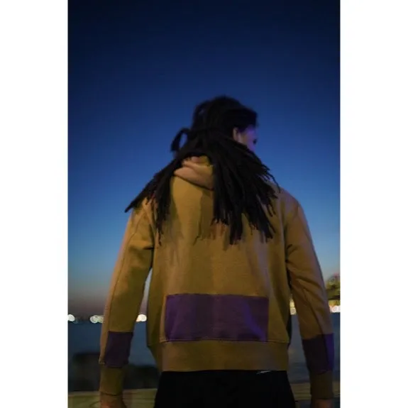 Paneled Hoodie - Peanut Butter & Jelly