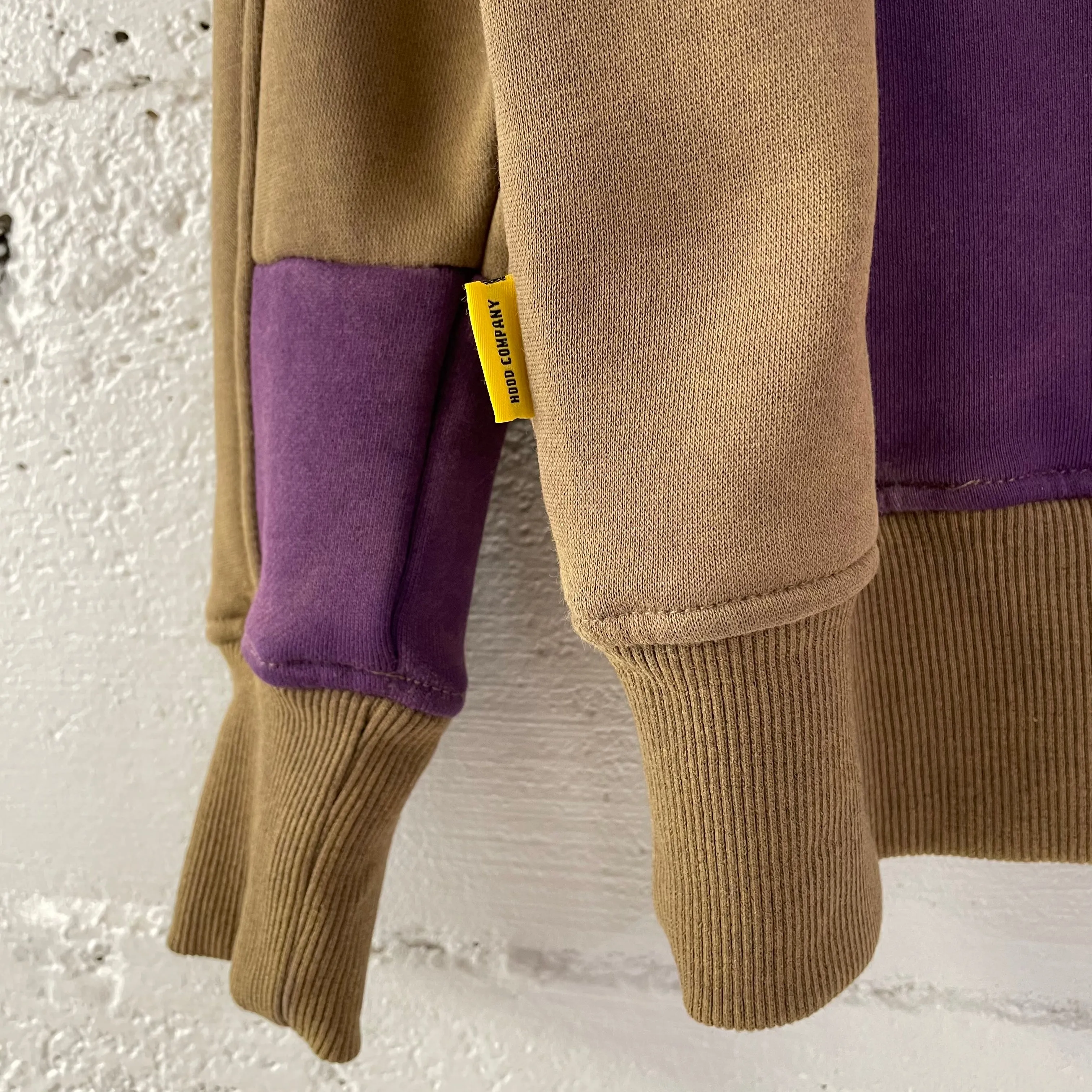 Paneled Hoodie - Peanut Butter & Jelly