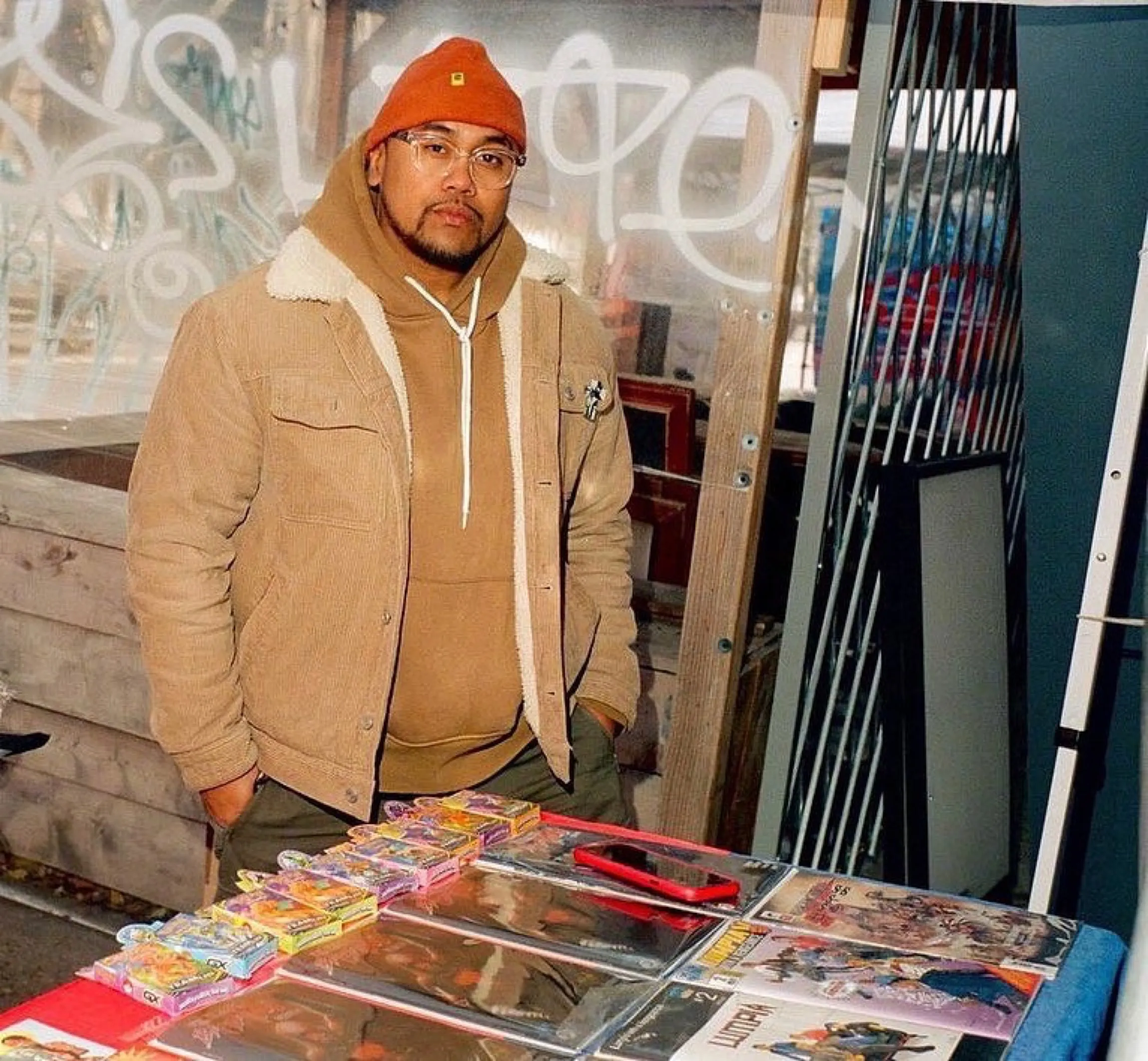 Paneled Hoodie - Peanut Butter & Jelly