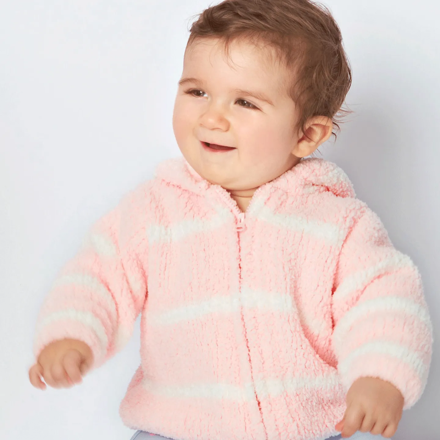 Pink Chenille Hoodie