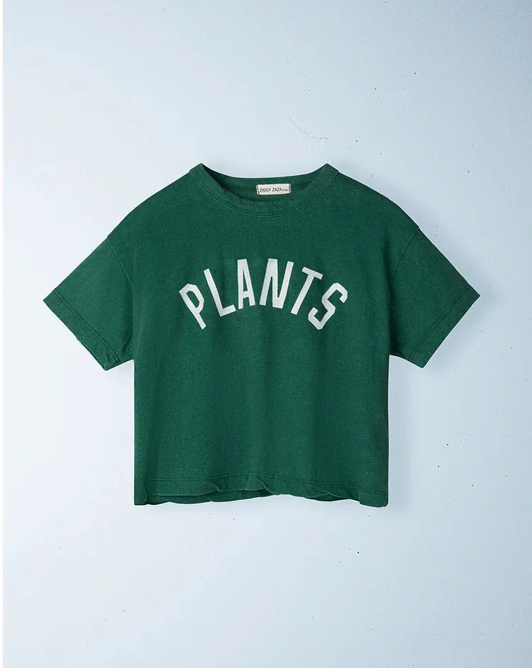Plants Tee - Kale Green