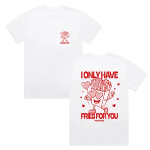 Pomme Frite 'Fries For You' Tee - White