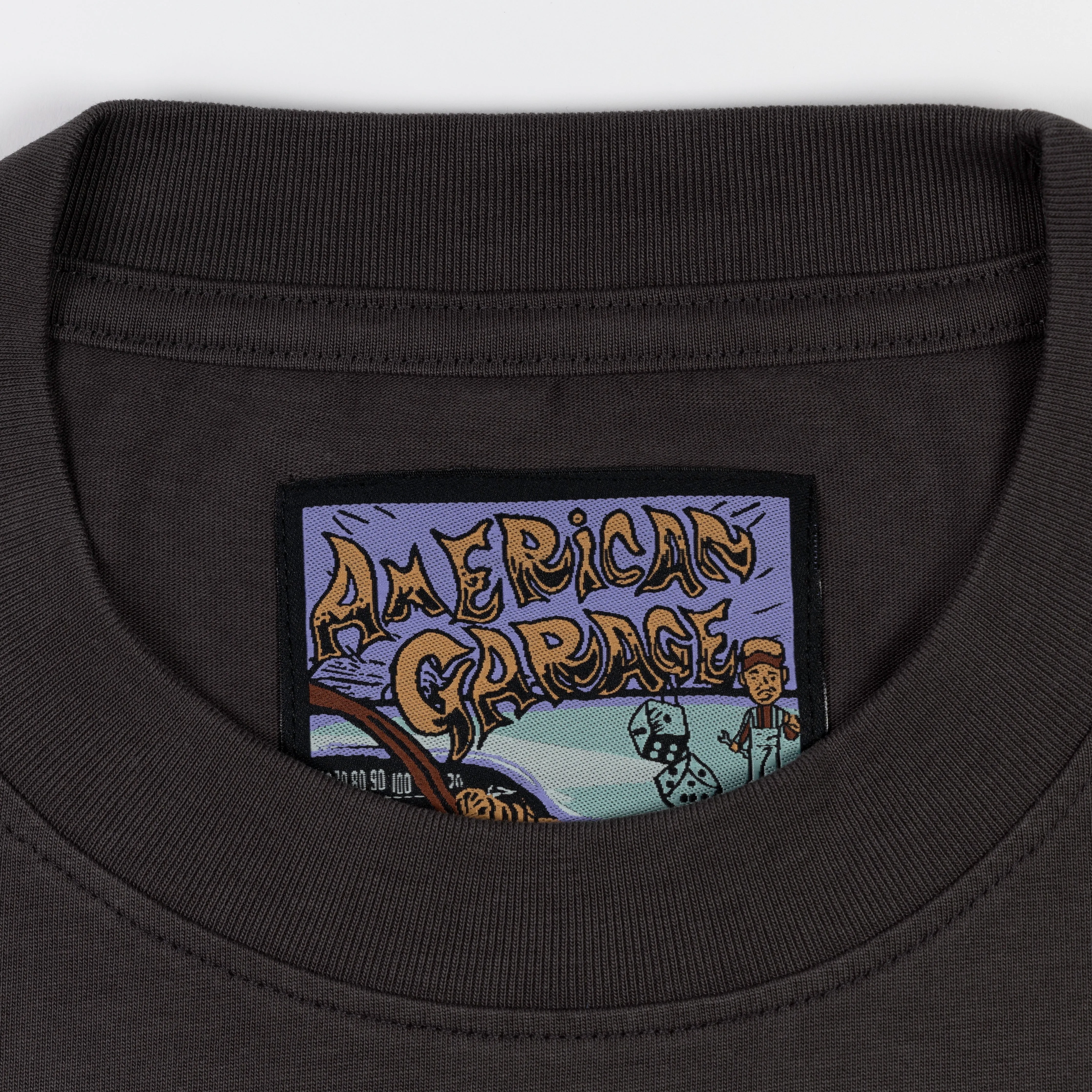 Premium Heavy Cotton Boxy Fit Discharge Print Tee - Unexplored / Astronaut