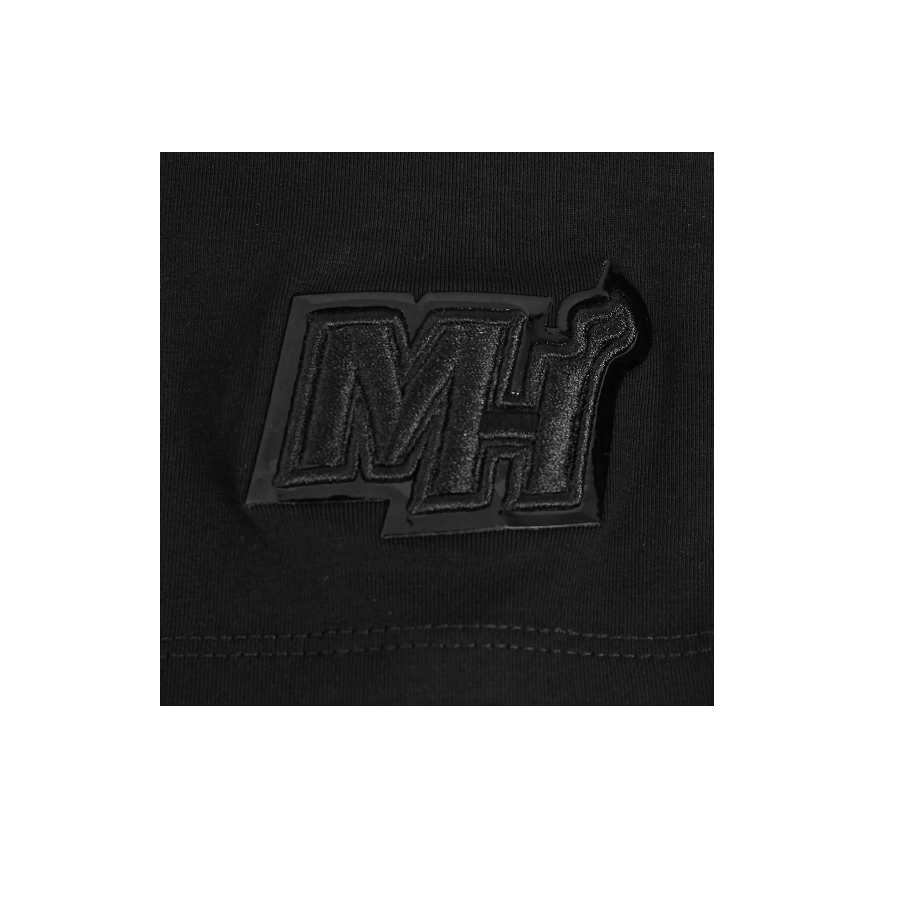 Pro Standard Miami HEAT Boxy Triple Black Women's Crop Tee