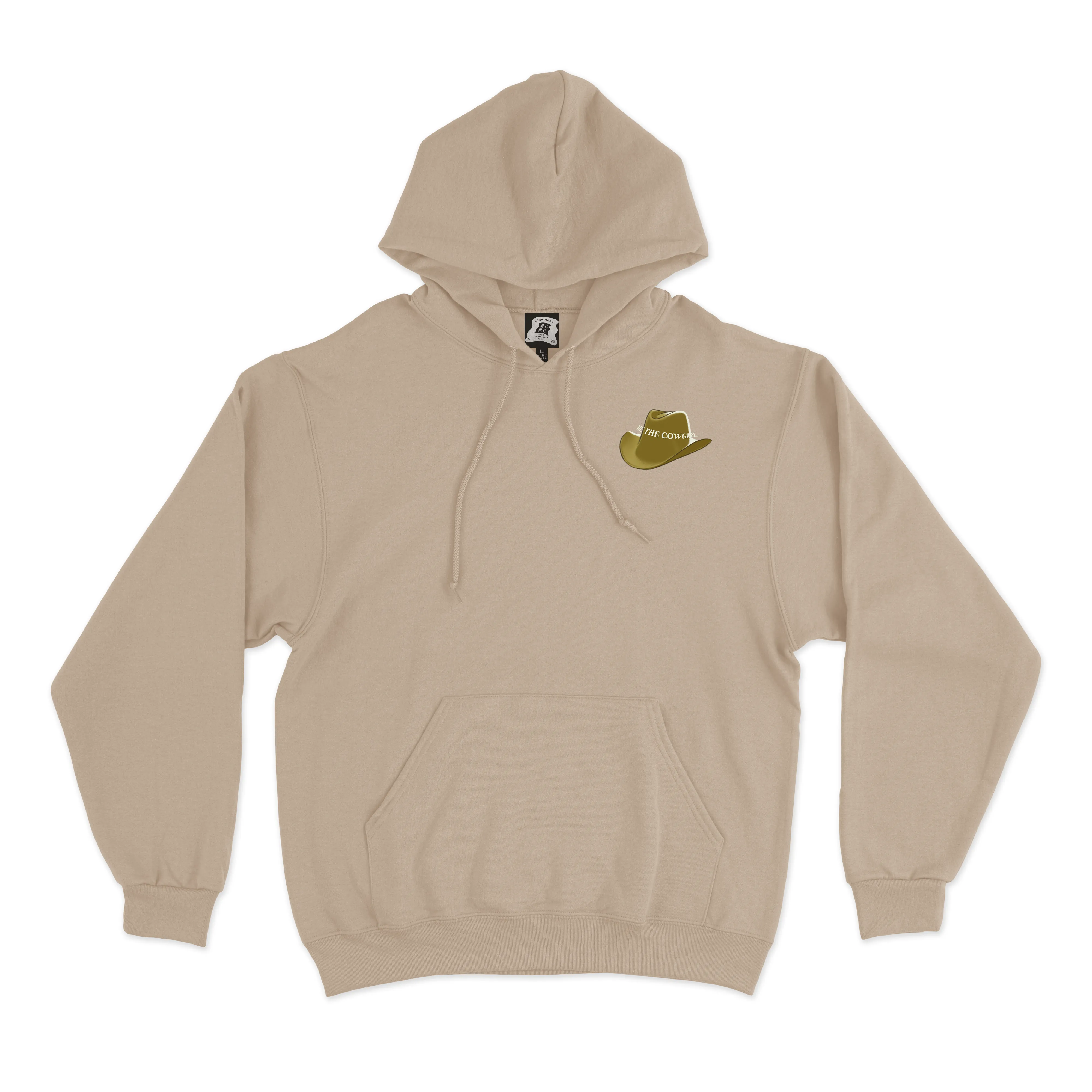 "Be the Cowgirl" Basic Hoodie White/Beige