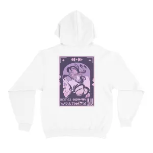 "Deities of Wrath" Basic Hoodie White