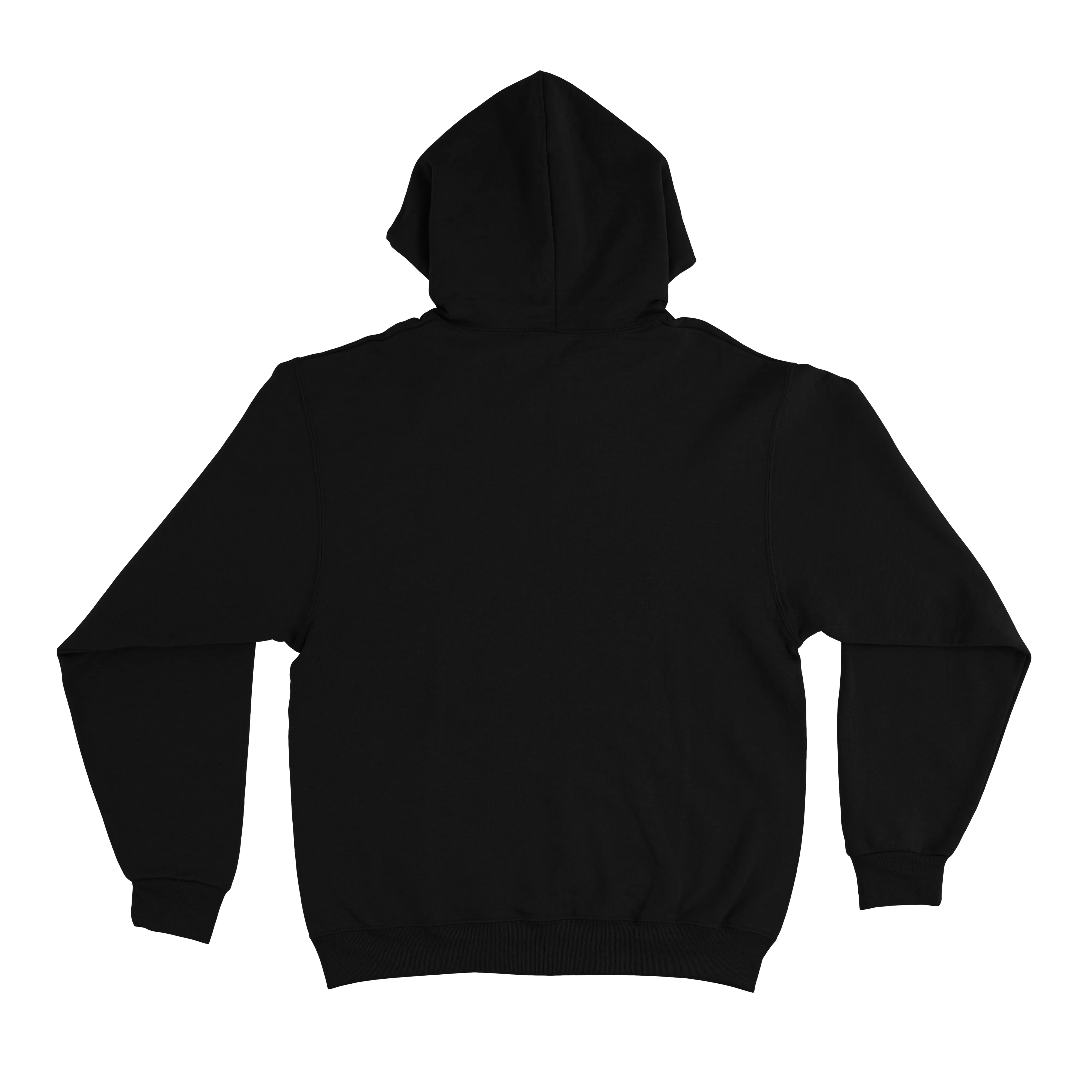 "Morning" Basic Hoodie Black/White