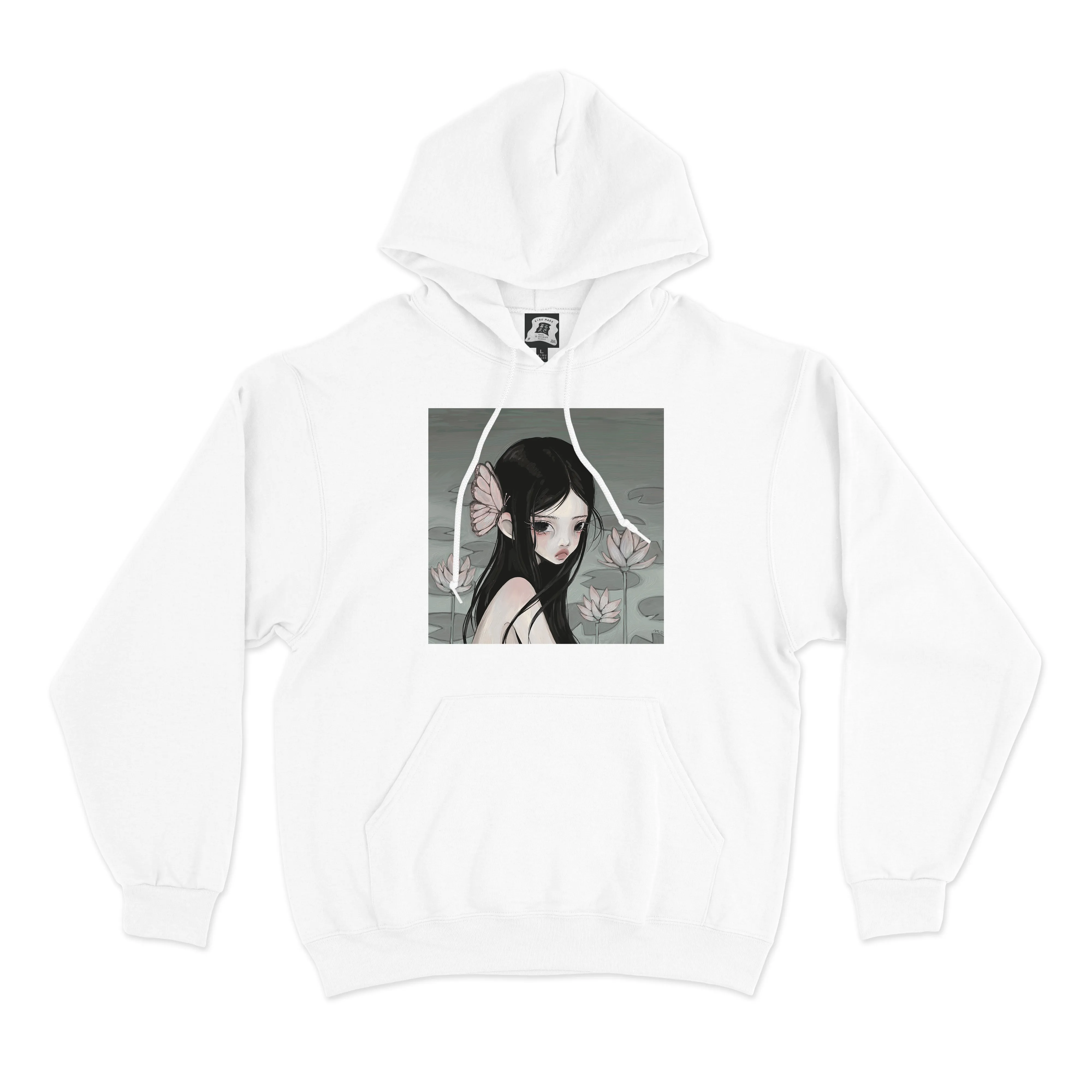 "Ode To A Dream" Basic Hoodie White