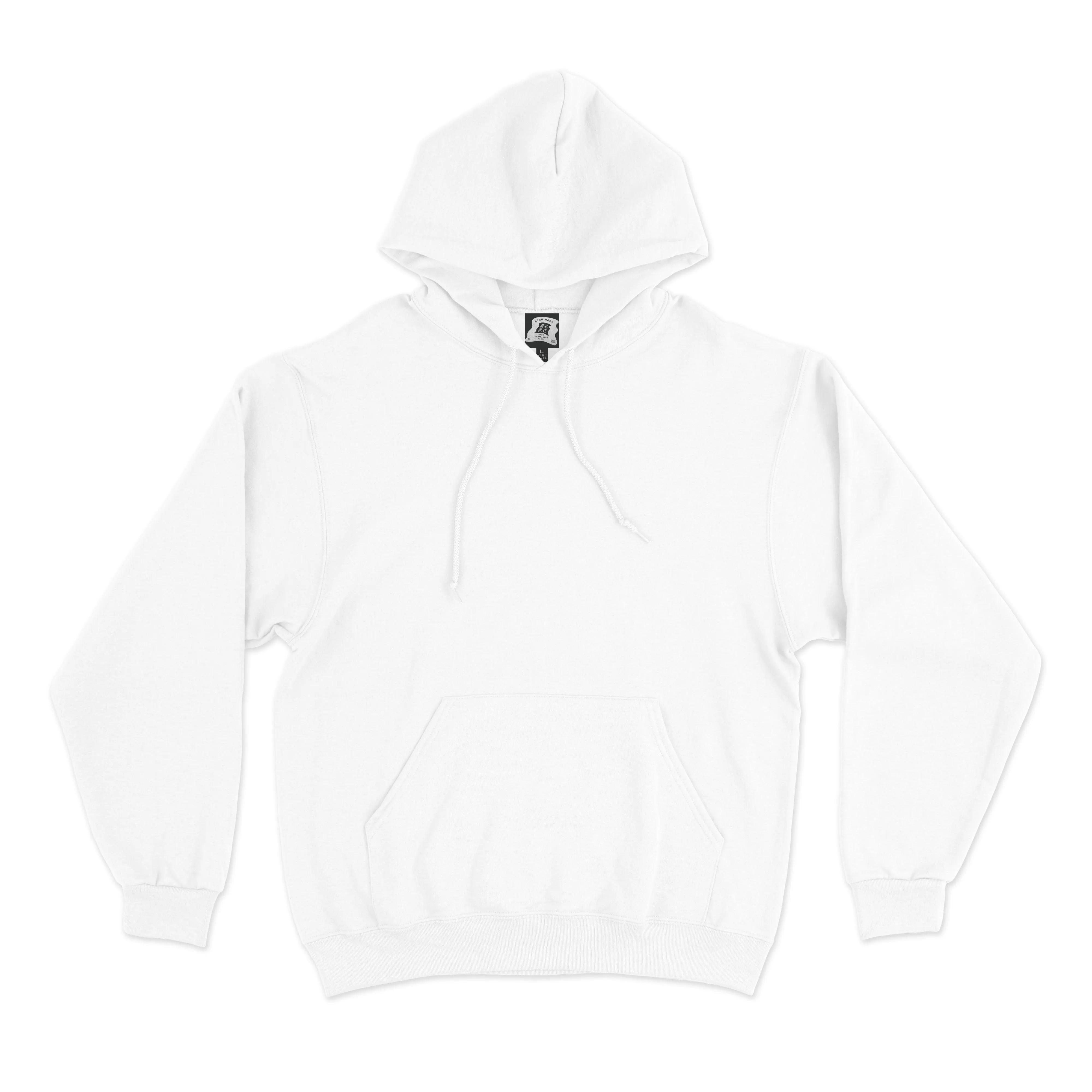 "Red" Basic Hoodie White/Black