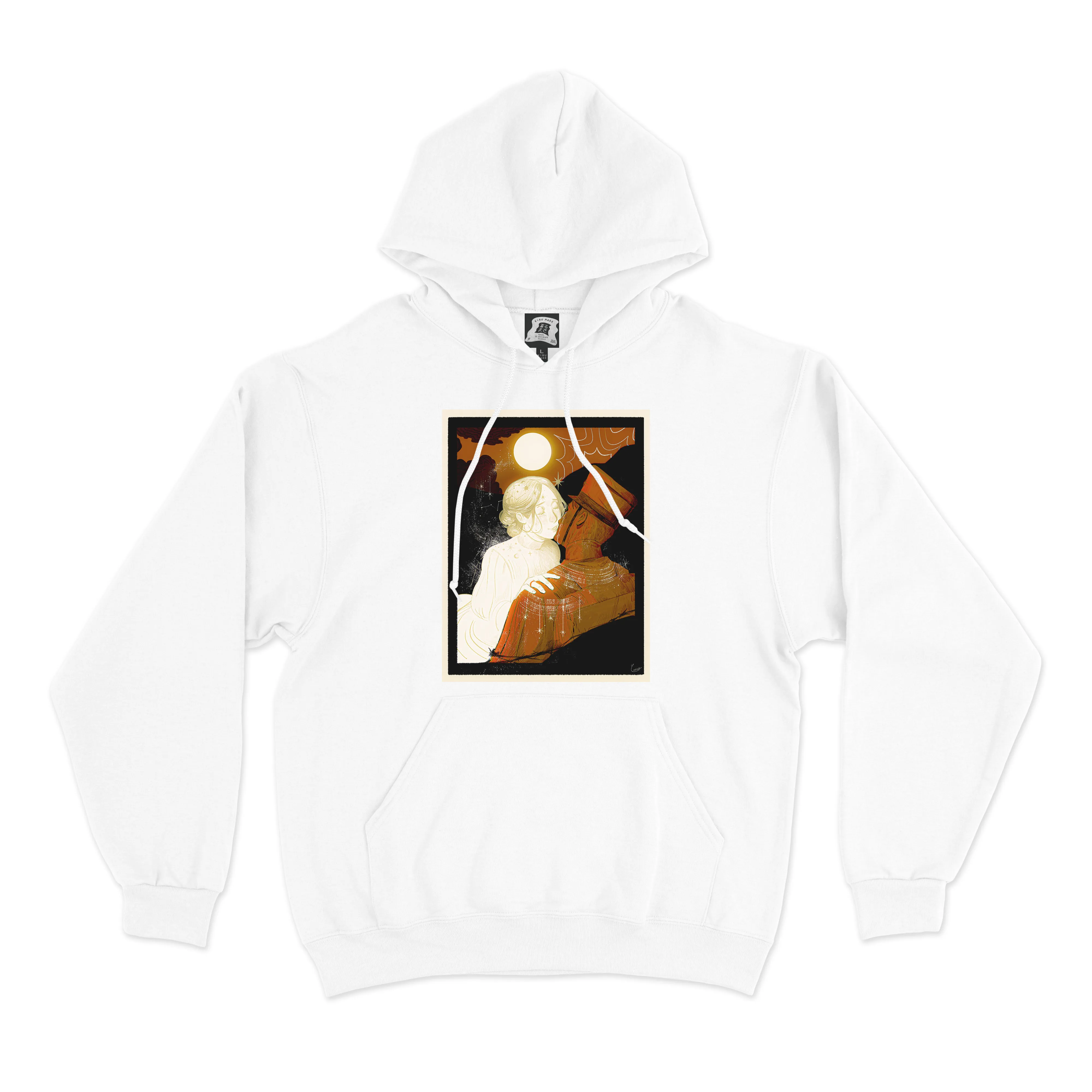 "Saint Valentine's Day" Basic Hoodie White