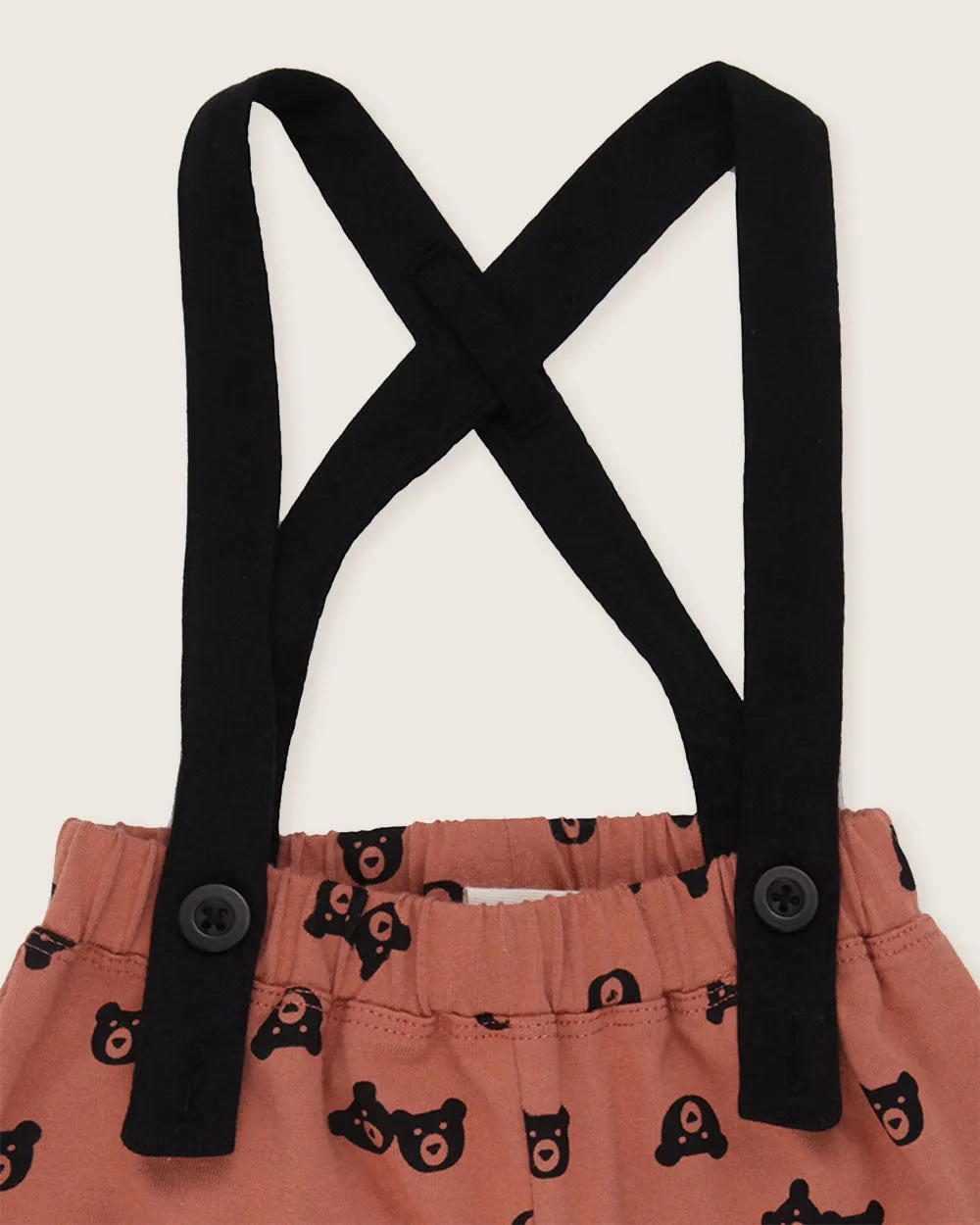 Red Bear Print Bracer Bloomers